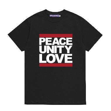 예약 발송 -  PEACE UNITY LOVE S/S BLACK - 6월 6일 발송
