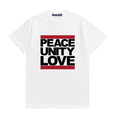 예약 발송 -  PEACE UNITY LOVE S/S WHITE - 6월 6일 발송